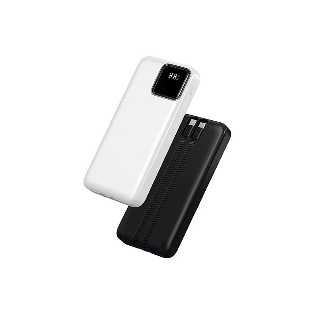 Wiwu JC-18W 22.5W Power Bank 10000mAh With LED Display - White in Qatar Wiwu JC-18W 22.5W Power Bank 10000mAh With LED Display - White in Qatar